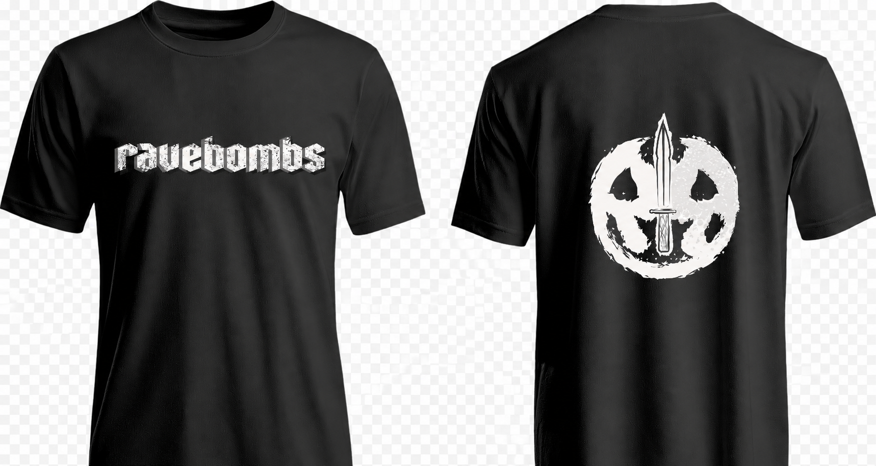 Tričko s krátkým rukávem - logo ravebombs